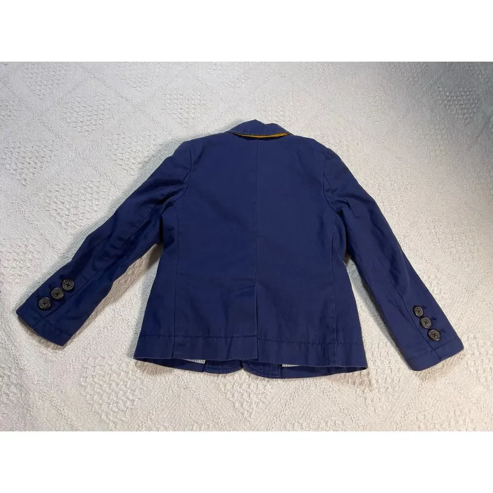 Mini Boden Boys Navy Blazer Jacket | Size 3–4Y